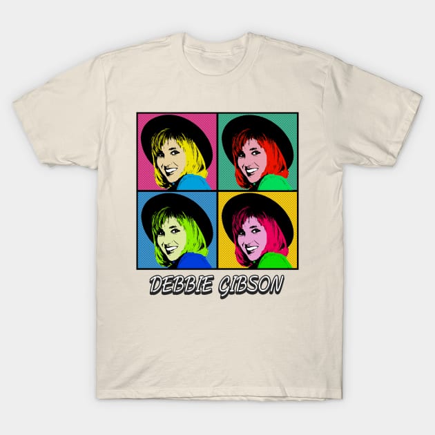 Debbie Gibson Pop Art Style T-Shirt by ArtGaul